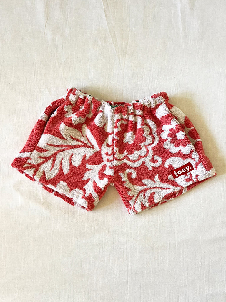 JOEY VINTAGE TOWEL SHORTS - 5-6 YEARS